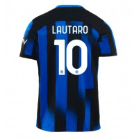 Camiseta Inter Milan Lautaro Martinez #10 Primera Equipación Replica 2023-24 mangas cortas
